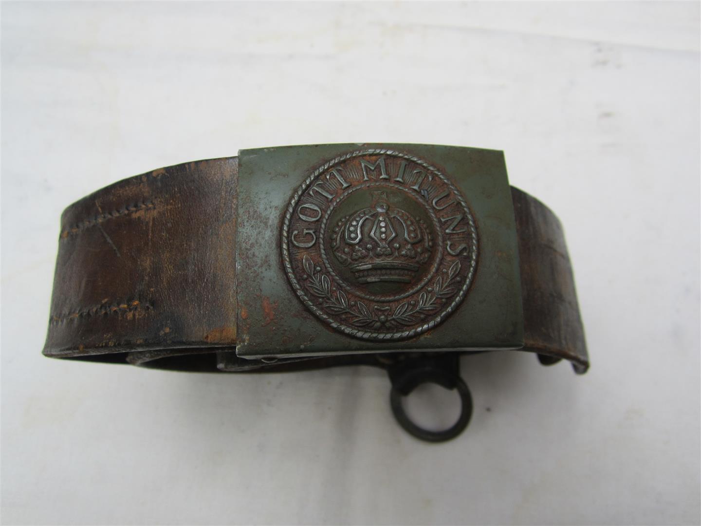 WW1 German Belt & Steel Buckle
